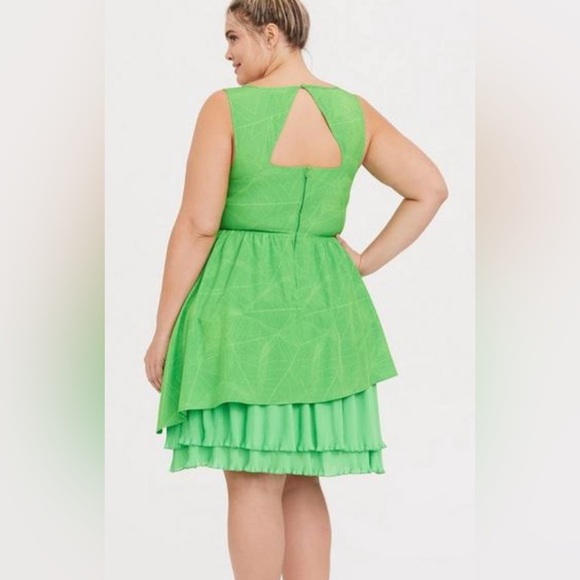 Torrid Disney’s Tinkerbell sleeveless mini cosplay Halloween dress size 14 - Picture 4 of 13